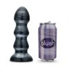 Jet Black Jack Large Ribbed Butt Plug 7 inches - Image 7
