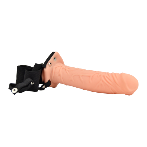 Loving Joy 8 Inch Hollow Strap On Vanilla - Image 4