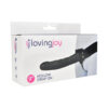 Loving Joy 9 Inch Hollow Strap On Black - Image 6