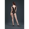 Moonlight Criss-Cross Cut-Out Lace Body Black One Size - Image 3
