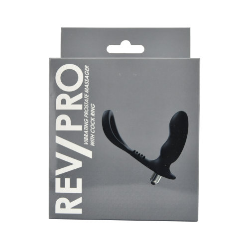 Rev-Pro Vibrating Prostate Massager with Cock Ring - Image 4