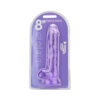 Loving Joy 8 Inch Dildo with Balls Purple - Image 8
