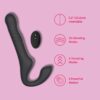 Mina Surge Remote Thrusting & Vibrating Strapless Strap On - Image 10