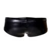 C4M Booty Shorts Black Leatherette - Image 3
