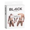 C4M Ergonomic Black Leatherette Jockstrap - Image 4
