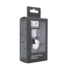 Toosh Silver Metal Butt Plug Medium Clear Stone - Image 8