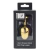 Toosh Heart Shaped Gold Butt Plug with Red Stone Large - Image 7