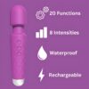 Loving Joy 20 Function Wand Vibrator Purple - Image 8