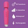Loving Joy 20 Function Wand Vibrator Pink - Image 8