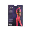 Lace by LJ Lace Up Front Crotchless Bodystocking Fuchsia - Image 7