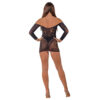 Lace by LJ Off the Shoulder Mini Dress Black - Image 5