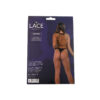Lace by LJ Fence Net Long Sleeved Thong Bodysuit Black - Image 8