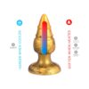 SilexD Fantasy Collection Goldy Butt Plug Medium - Image 5