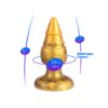 SilexD Fantasy Collection Goldy Butt Plug Medium - Image 4