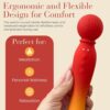 MYLO 3-in-1 Body Wand Massager Fire - Image 3