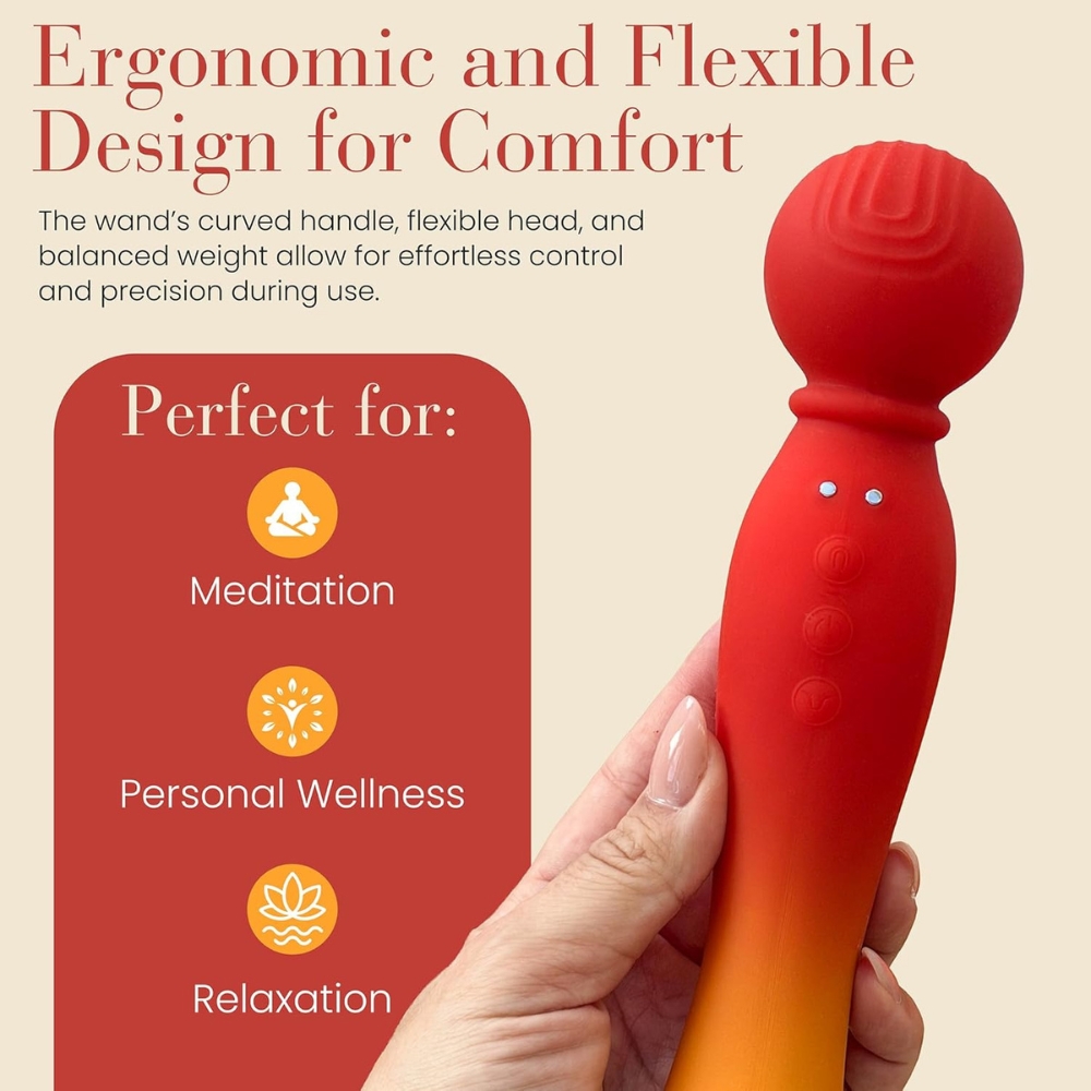 MYLO 3-in-1 Body Wand Massager Fire - Image 3