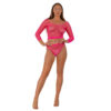 Lace by LJ Fence Net Crop Top and Bottoms - Image 9