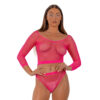 Lace by LJ Fence Net Crop Top and Bottoms - Image 8