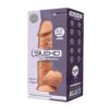SilexD 8.5 inch Realistic Vibrating Silicone Dual Density Girthy Dildo with Suction Cup with Balls - Image 3